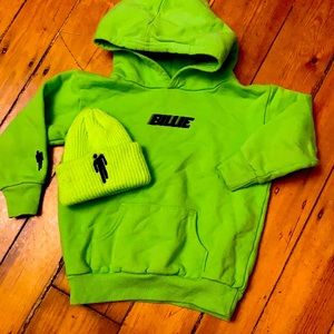 Official Billie Eilish  kids hoodie and hat